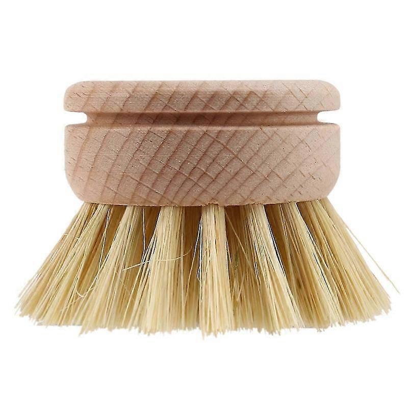 eco-friendly dish brush kit with wooden handle