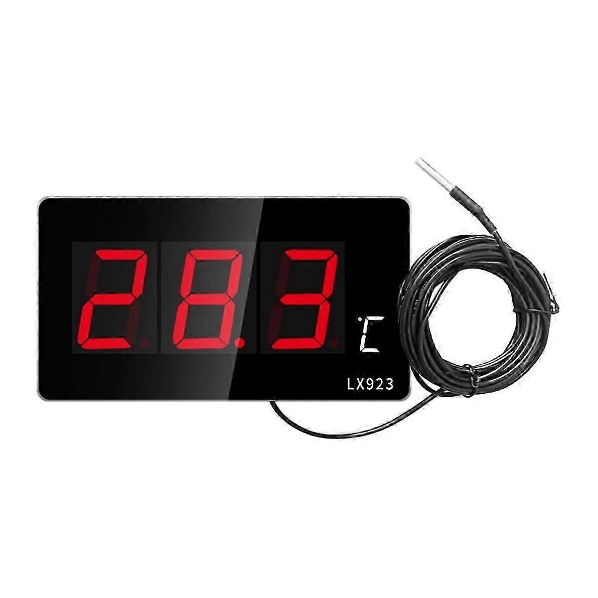 Digital Thermometer Home Electronic for Led Pool Thermometer Large Screen Temperature Detector Sauna