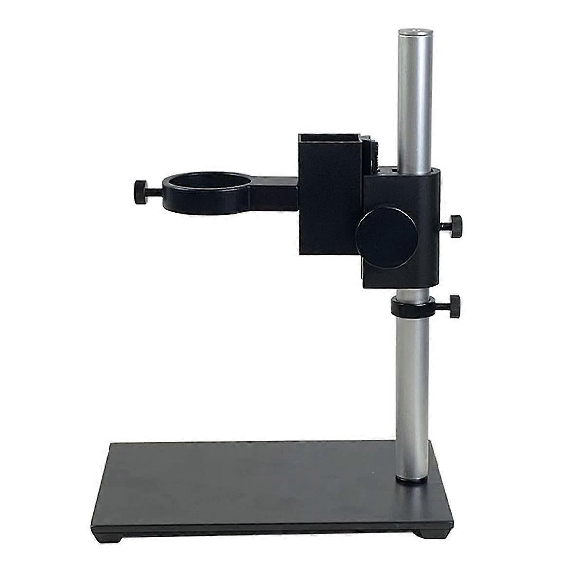 Microscope Stand with Adjustable Focusing Bracket, 42mm Lens Compatible, Stable Metal Support