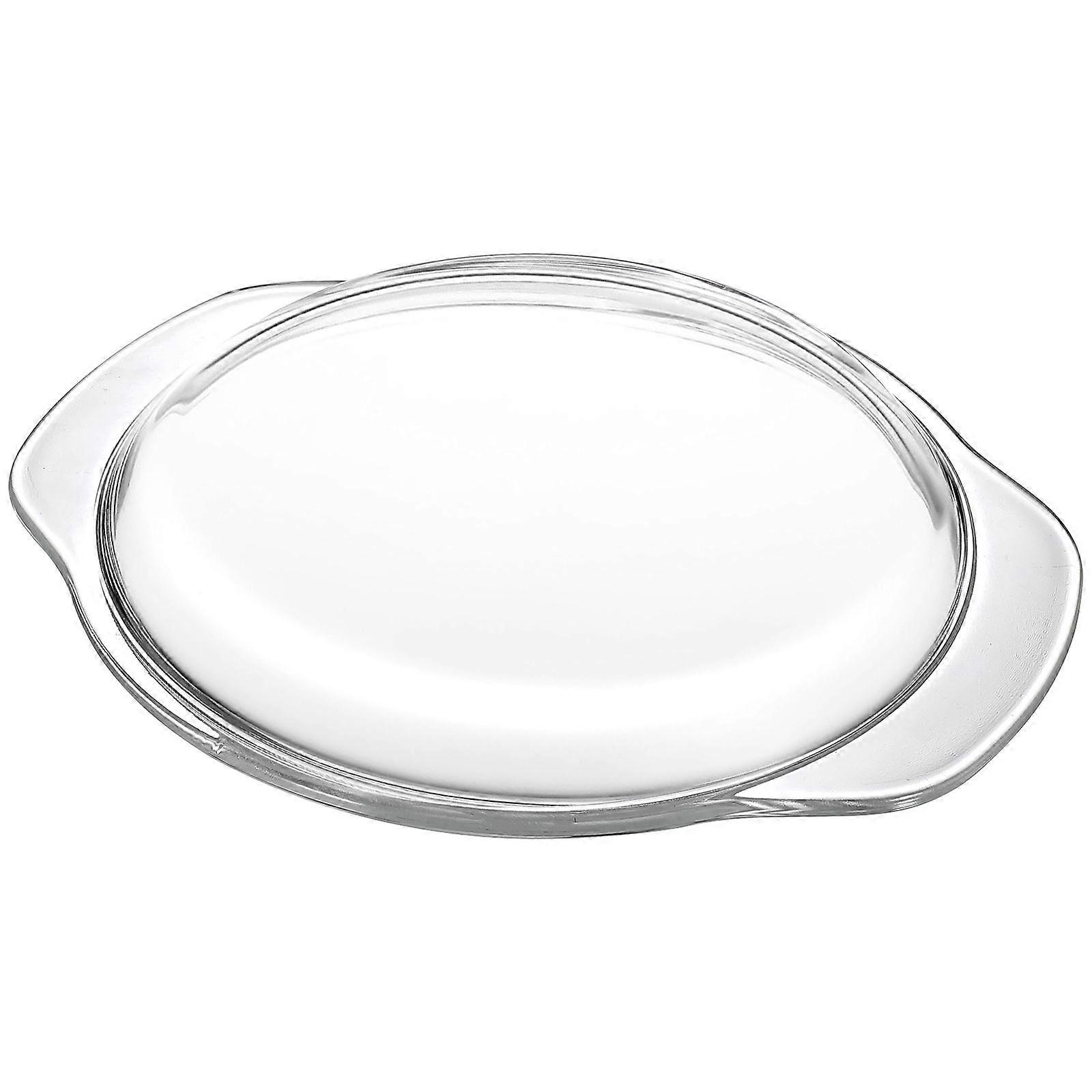 Cubierta de salpicaduras de microondas reutilizable Protector contra salpicaduras de microondas Cubierta de microondas transparente a prueba de aceite (17,8 cm)