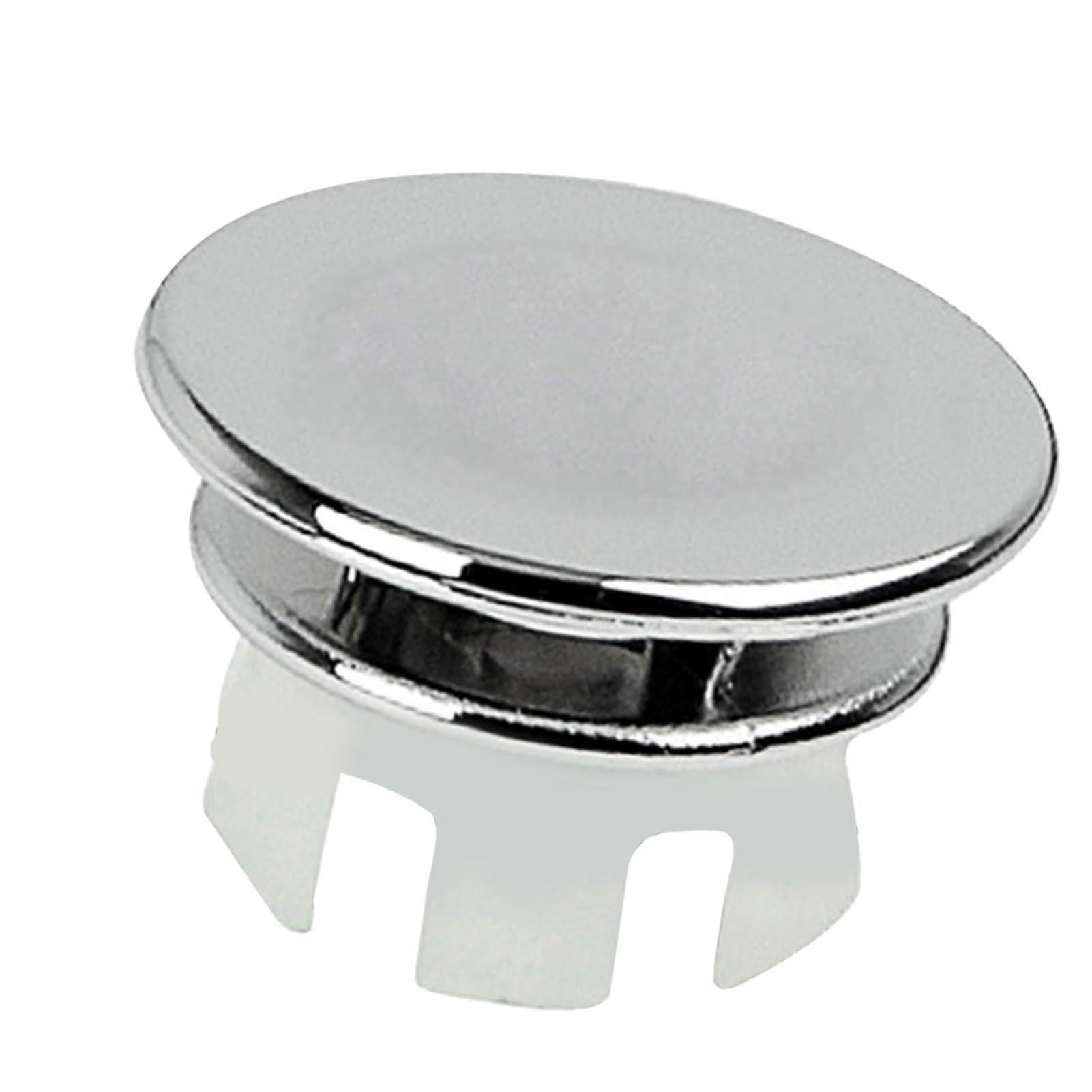 Sink Overflow Cover 2224mm Double Layer Chrome Plated Bathroom Basin Ring with Secure Buckle