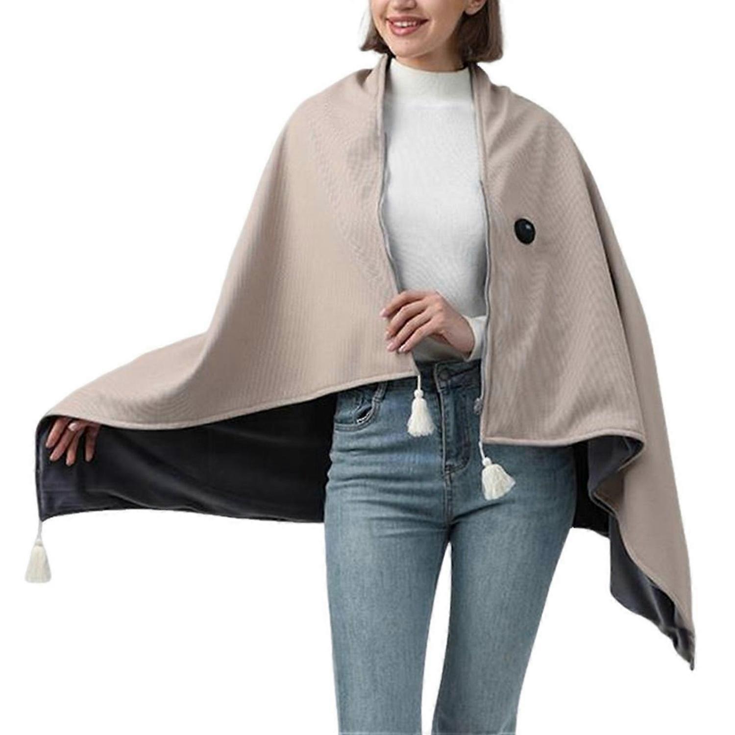 portable electric heated shawl wrap USB Powered Relaxing Study
