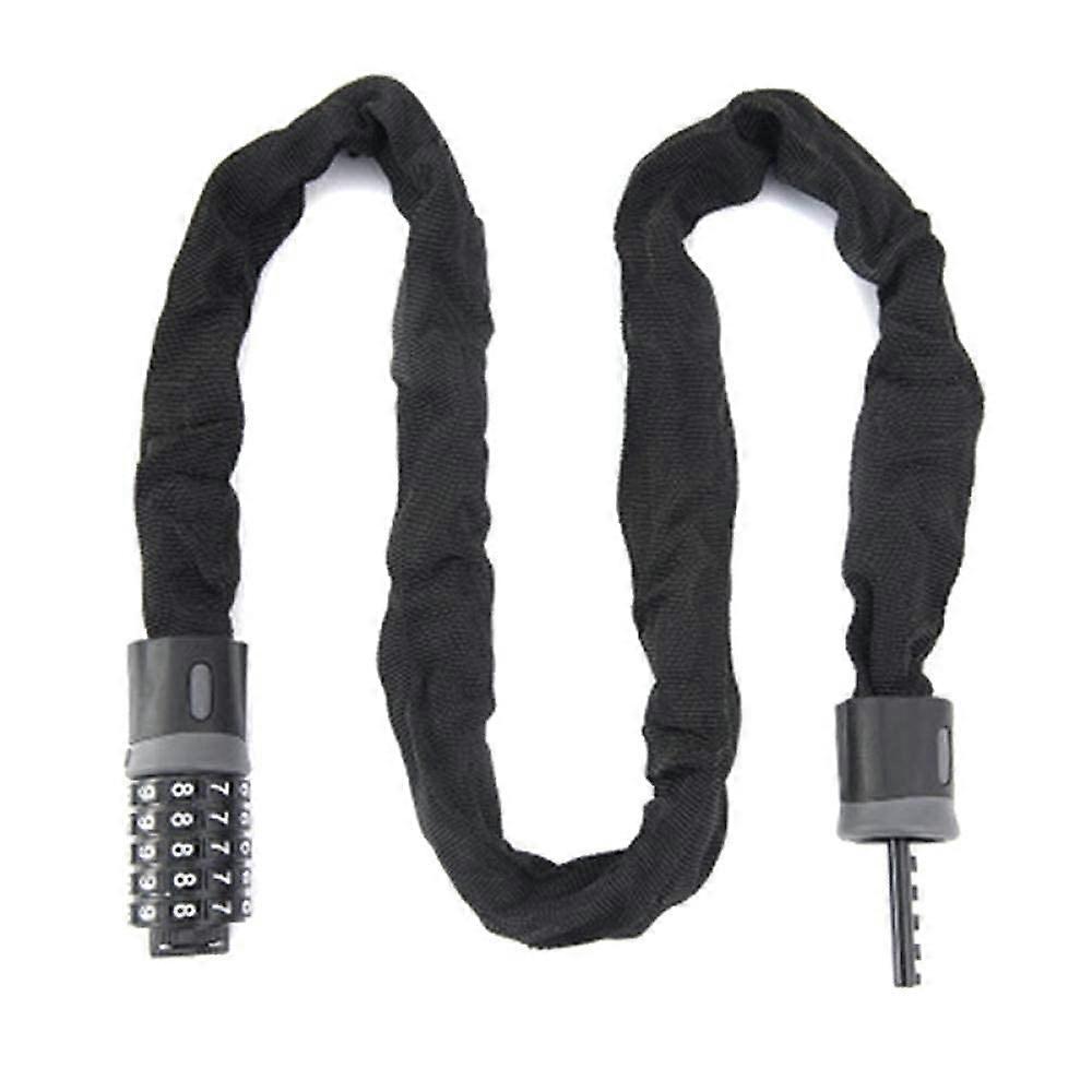 Bike Lock 60cm Combination Chain Keyless Security for Bicycles and Motorcycles Outdoor AntiTheft
