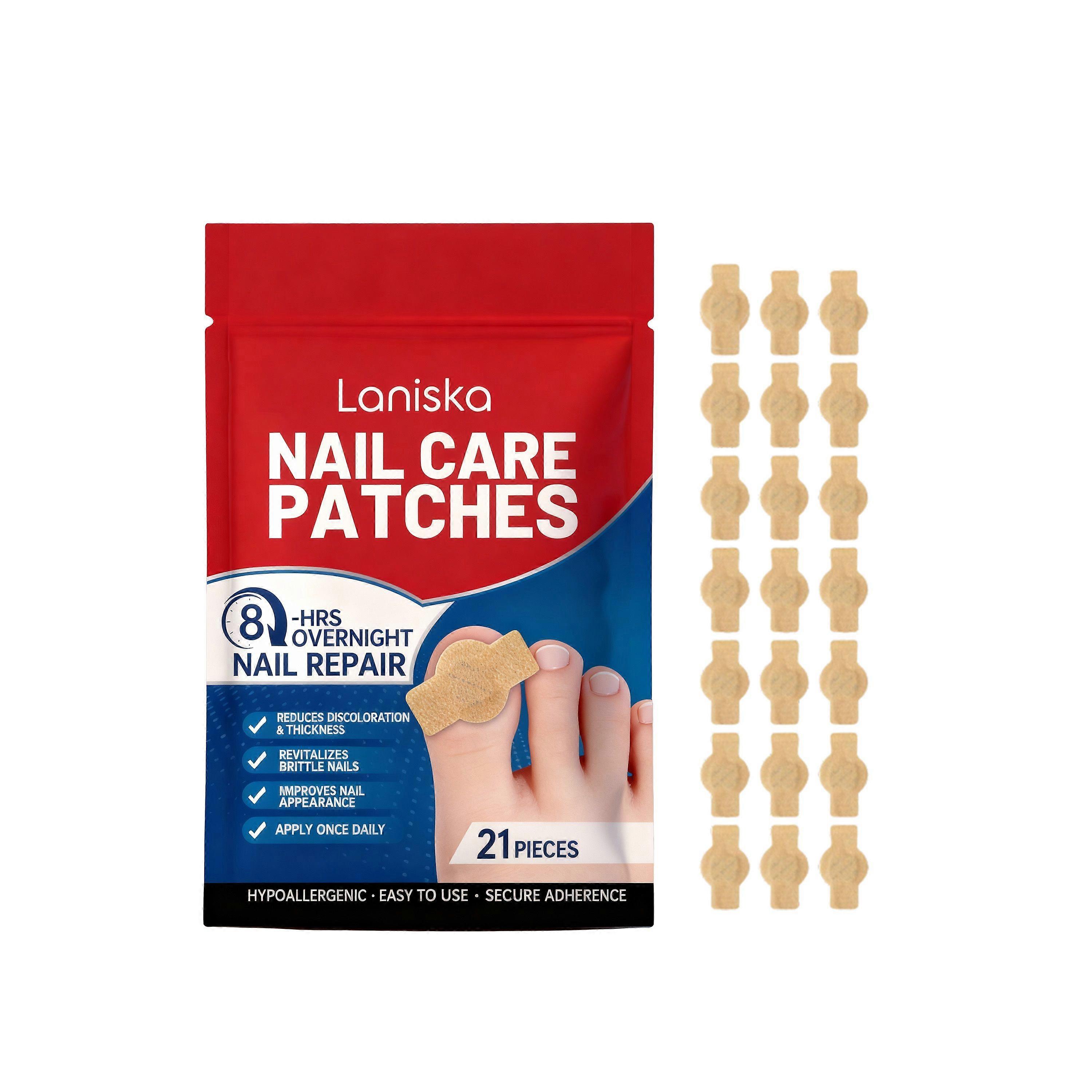Laniska Nail Care Patch Soft And Smooth Nail Surface Natural Glossy Fit Comfortable Nail Care Patch