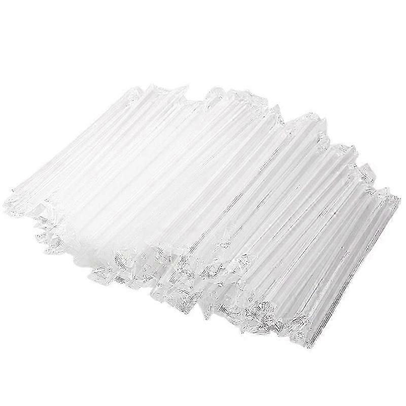 300Pcs Clear Plastic Drinking Straws for Milkshake Bubble Tea Jumbo