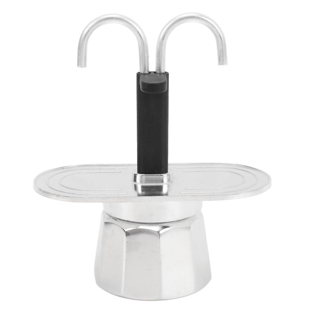 2 Cup Coffee Maker, 100ml Mini Coffee Pot Double-Head