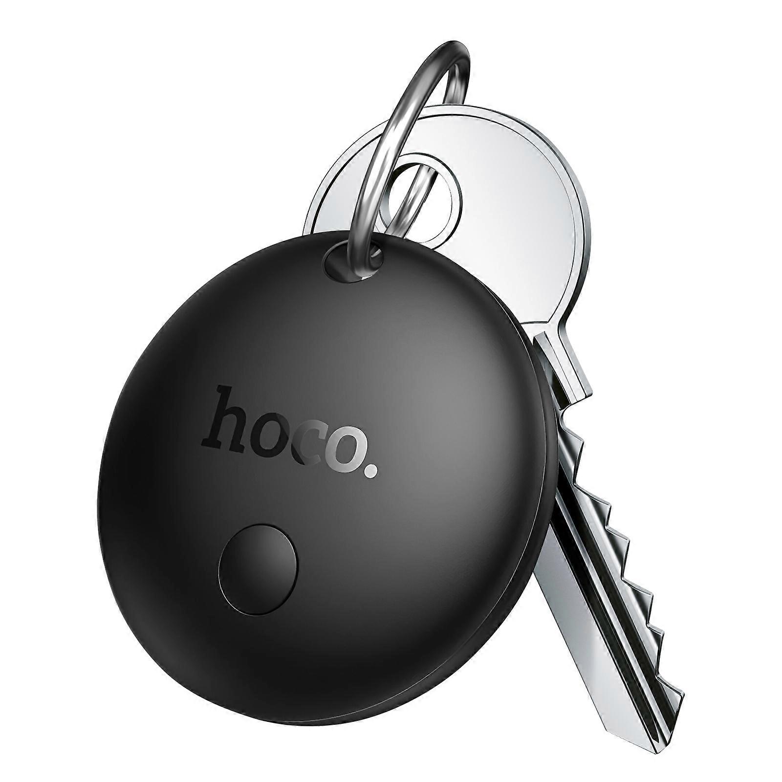 Key and Bag Tracker Compatible with Google Find My Device Android 9+, Black