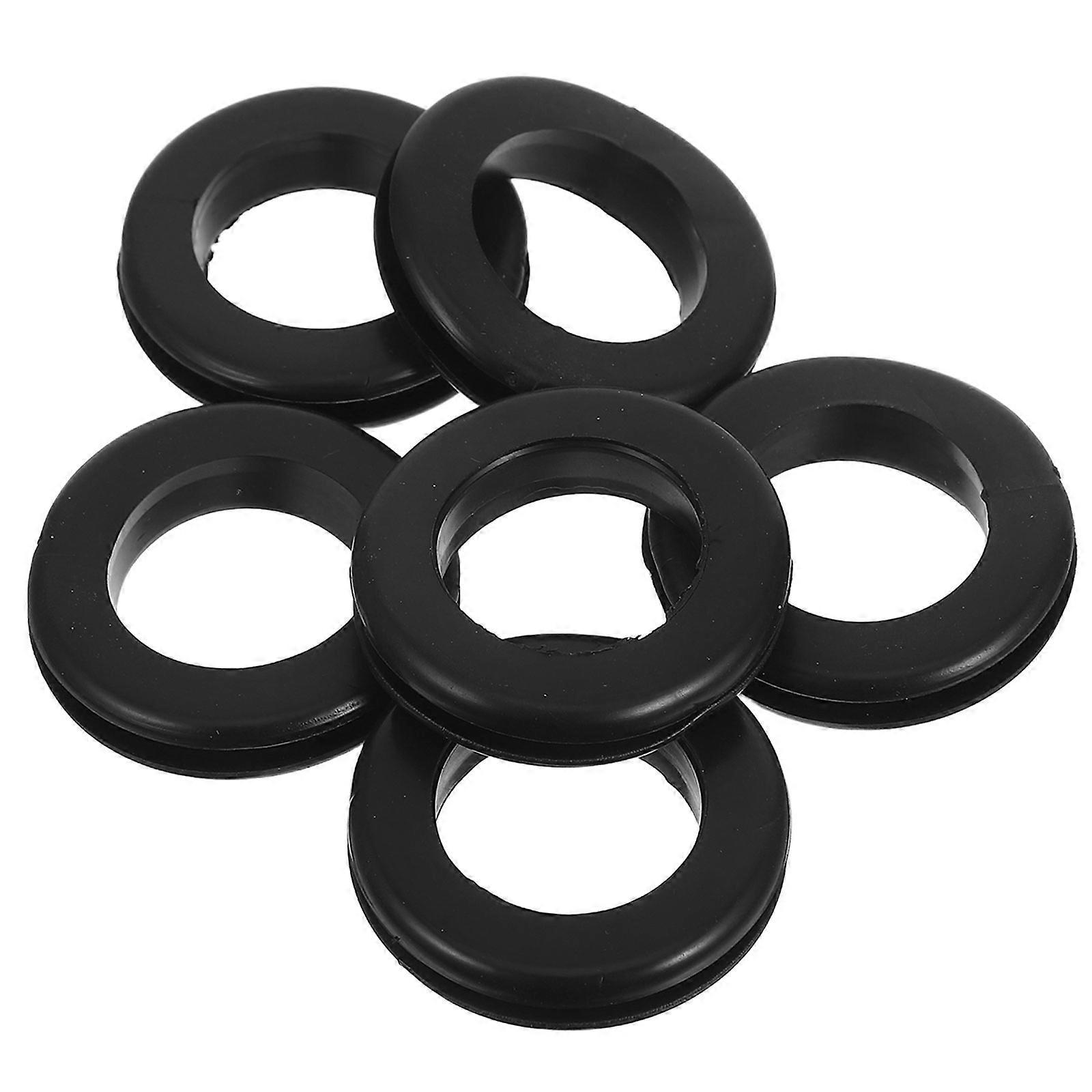 Rubber Cable Grommets for Wire Protection Electrical Wire Management 18Pcs