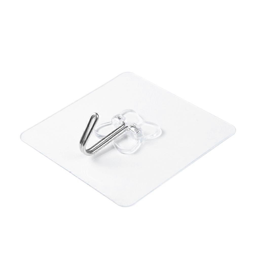 Traceless Hook Clear Adhesive Wall Hooks for Hanging Things 40Pcs