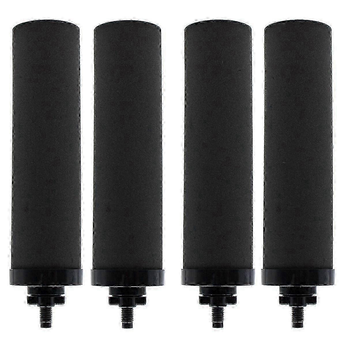 4PCS Wasserfilter Ersatz für BERKEY Black Aktivkohle BB9-2 Filter für Schwerkraft-Wasserfiltersystem - JA