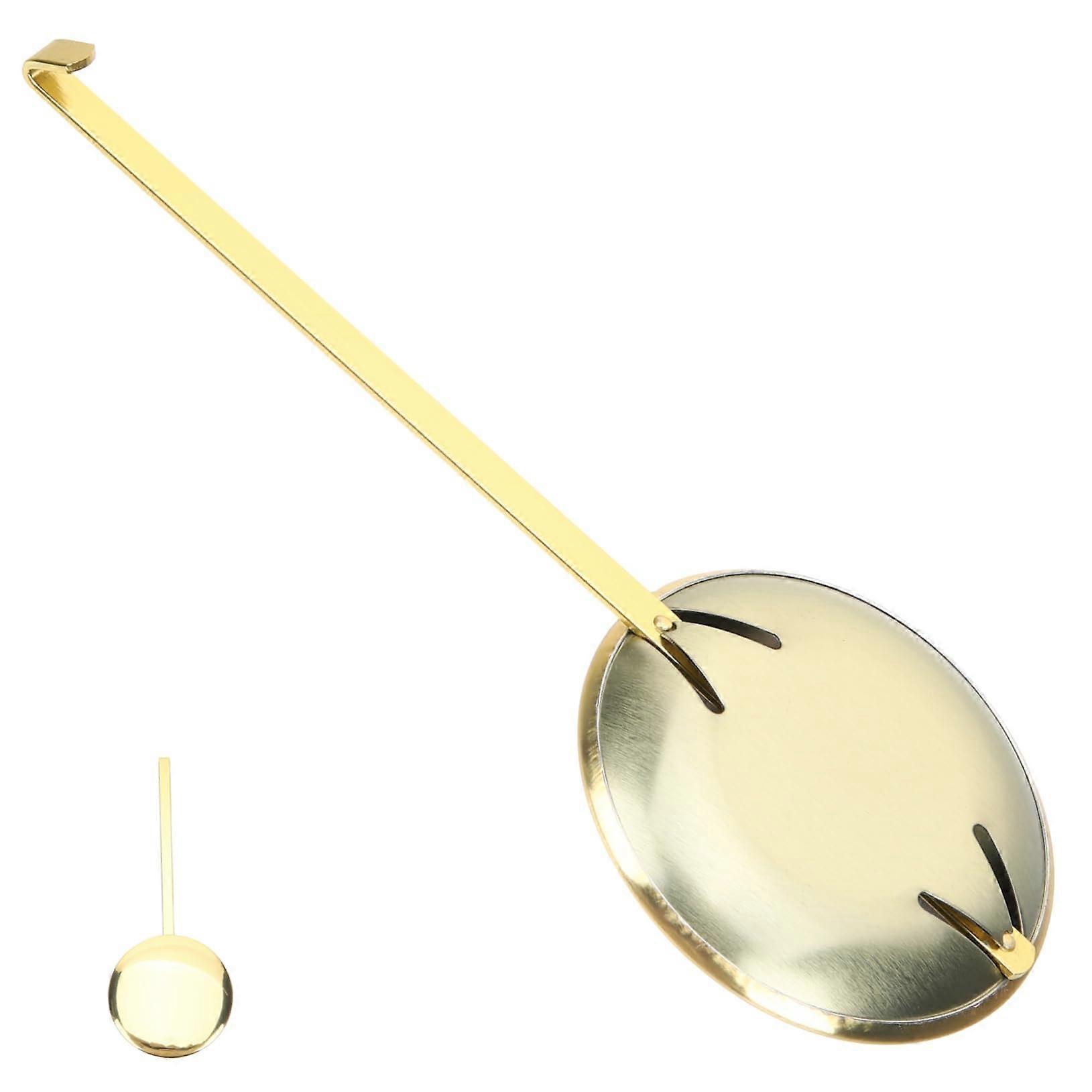 Gold Metal Wall Clock Pendulum Replacement Part, Elegant Durable Design for Easy Installation
