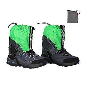 Waterdichte wandelgamaschen met reflecterende strip, verstelbare lichtgewicht beenbeschermers voor laarzen, sneeuw en trails.