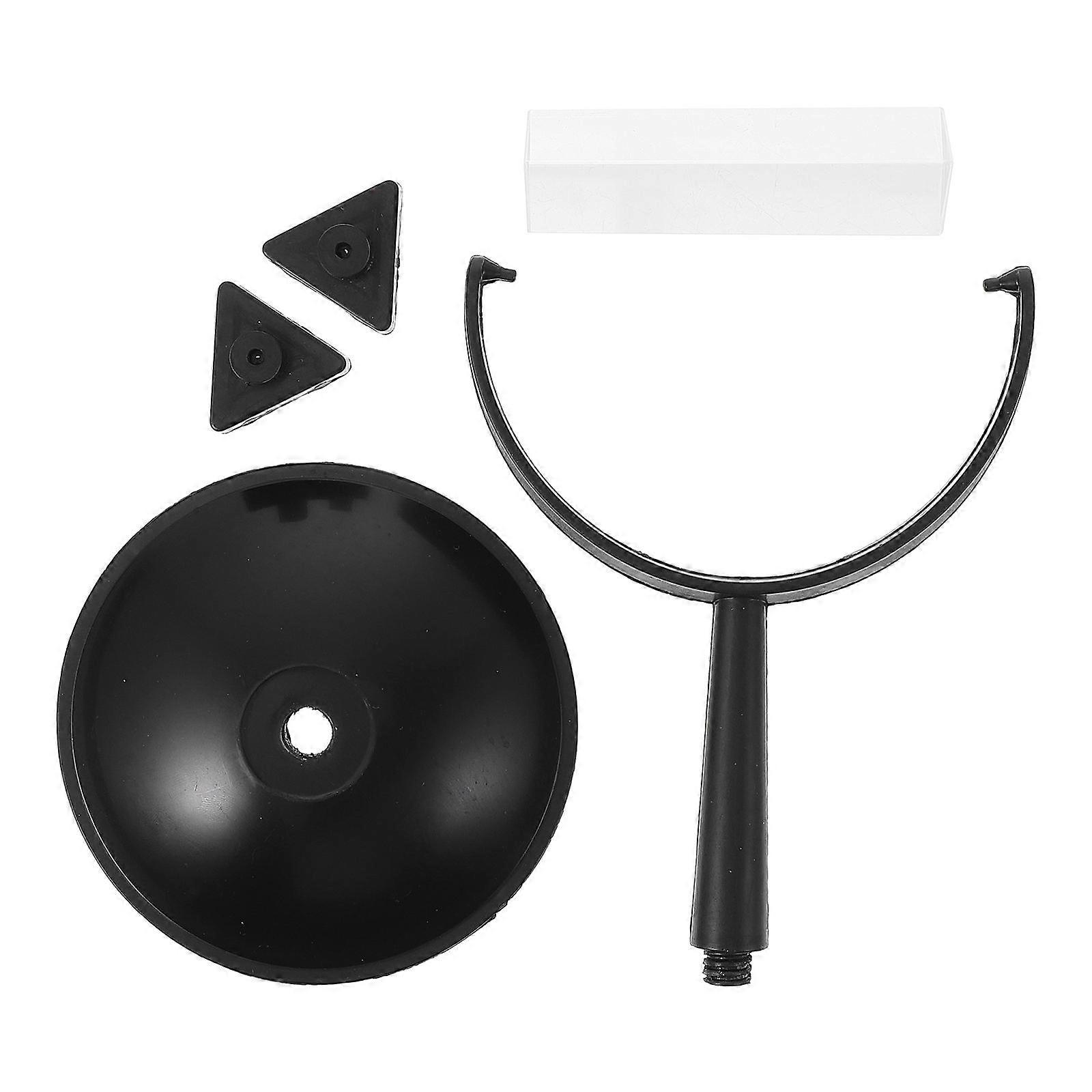 Optics Demonstrator Light Refraction Triangular Prisms Teaching Tool 1Set with Stand