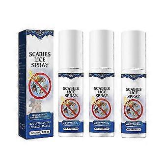 1-3pcs Head Scabies Lice Removal Spray Anti-itch Anti-pruritus Antibacterial Remove_puer