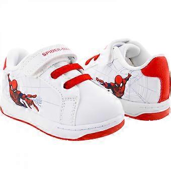 Spider-man White with Red Slip-On Kid's Sneakers