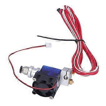 Hotend Extruder Kit 3D Printer Remote Extruder Print Head Accessories with Heating Block PTFE Tube Nozzles 26s