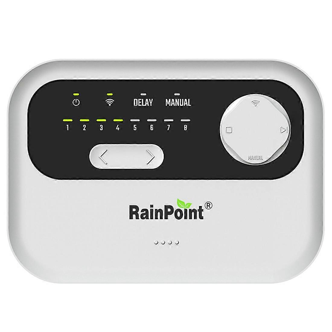 Rainpoint WiFi Irrigation Controller 8-Zone for Smart Home Garden Watering System Sprinkler Programmer Timer Drip EU Plug