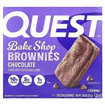 Quest Nutrition, Bake Shop Brownies, Schokolade, 4 Brownies à 56 g (1,98 oz), 2er-Packung