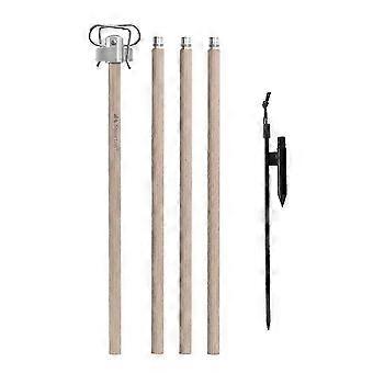 Multifunctional Lantern Stand Portable Foldable Camping Pendant Lamp Pole Lamp Holder for Outdoor Picnic Fishing BBQ