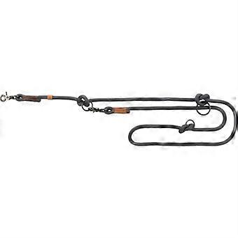 Trixie Be Nordic Adjustable Dog Leash Dark Gray / Brown 200 x 0.8 cm