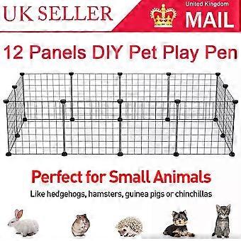 Heavy Duty Puppy Play Pen, 12 Panels Pet Exercise Pen, for Indoors, Outdoors