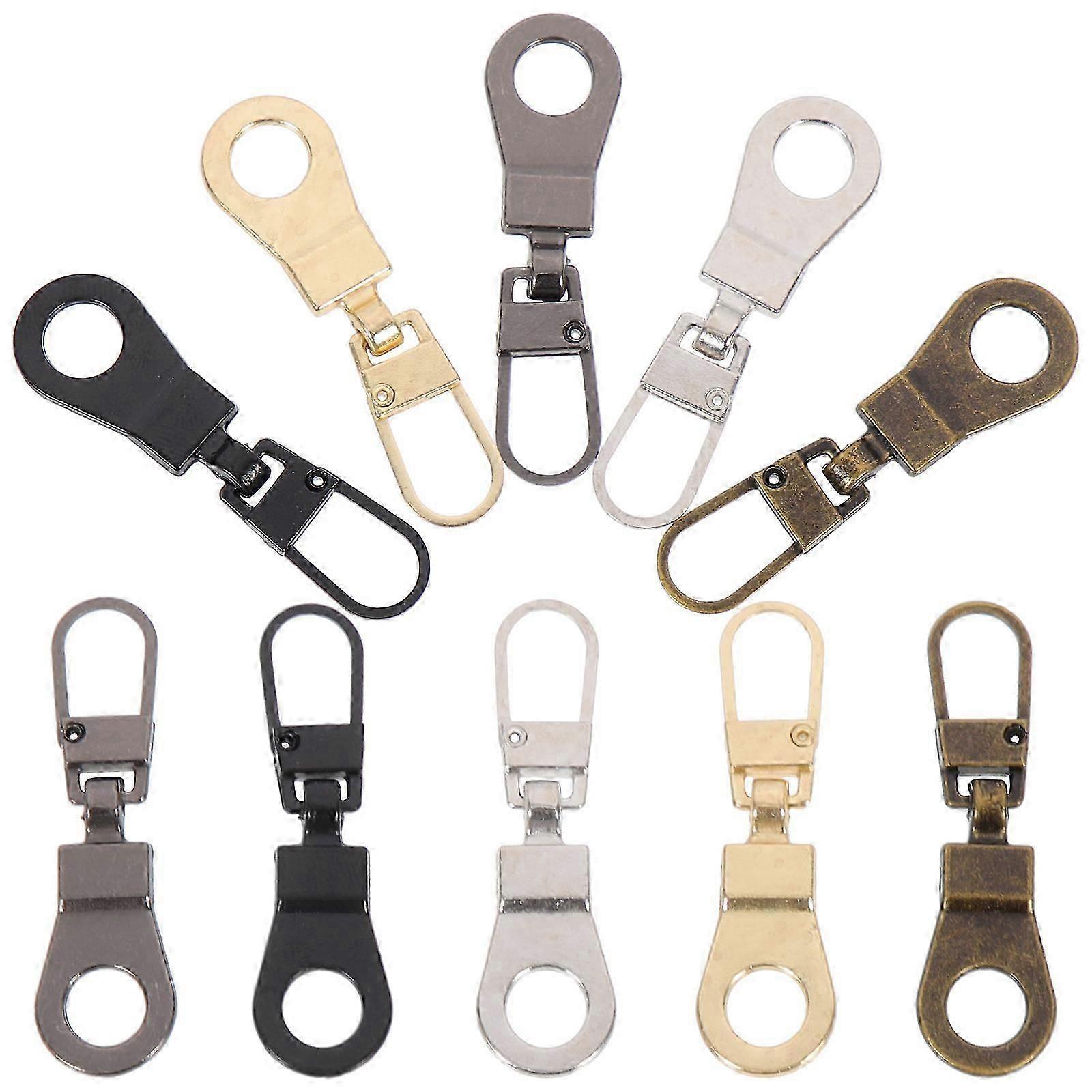 Durable Luggage Zipper Pull Replacement for DIY Use 50Pcs Set