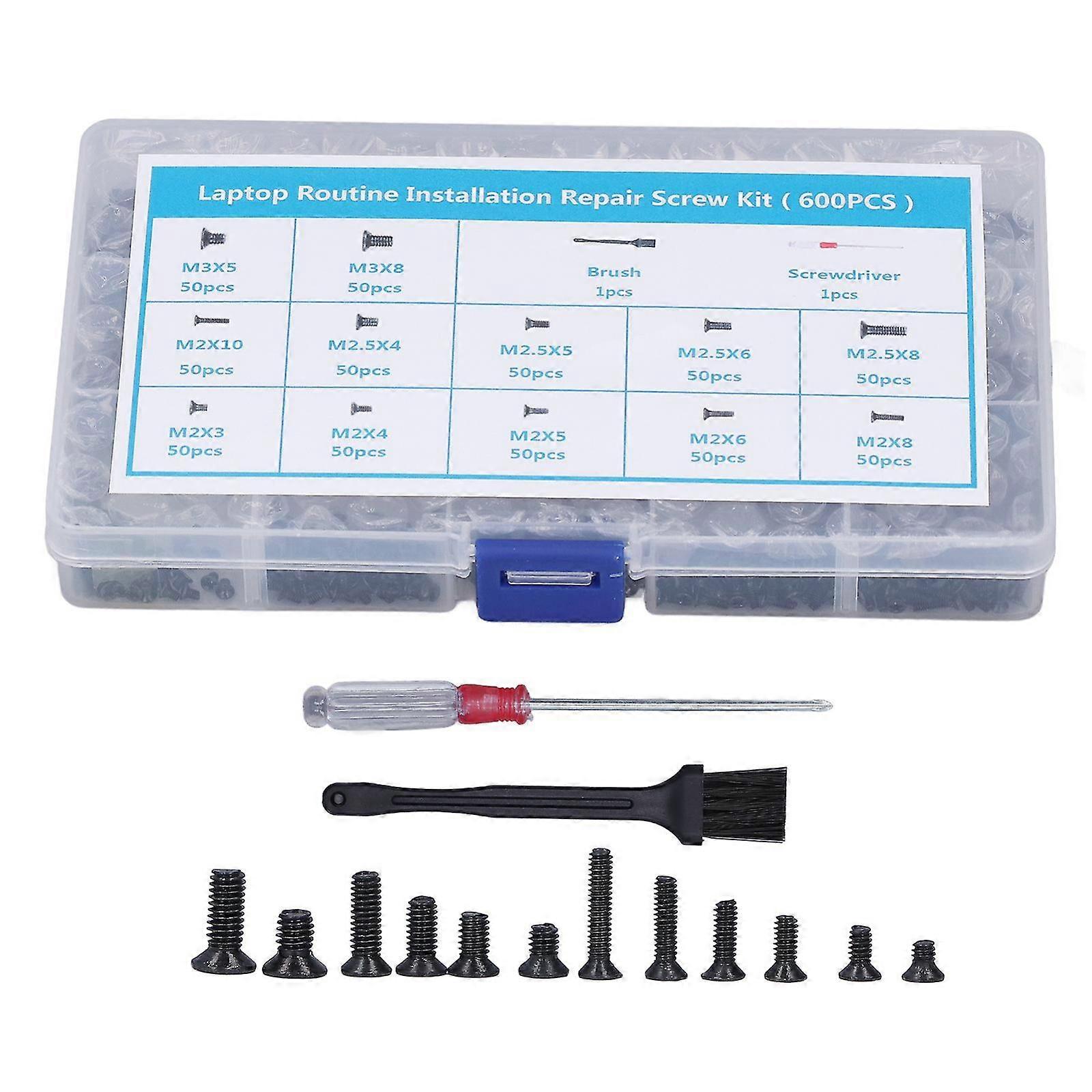 Computer screws suitable for electronic maintenance, featuring a flat-head design 26-27