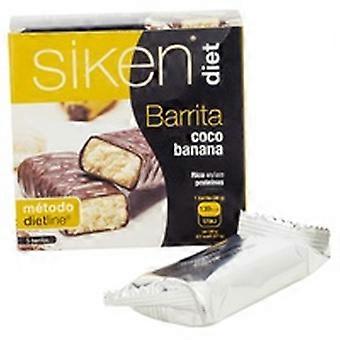 Protein-Rich Banana and Coconut Bar 5 bars of 36g