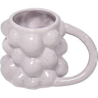 Ceramic Coffee Mug, Cute Creative Grape Shape Mug Design for Office and Home, 10 oz/300 ml for Latte Tea Milk (Light Purple)