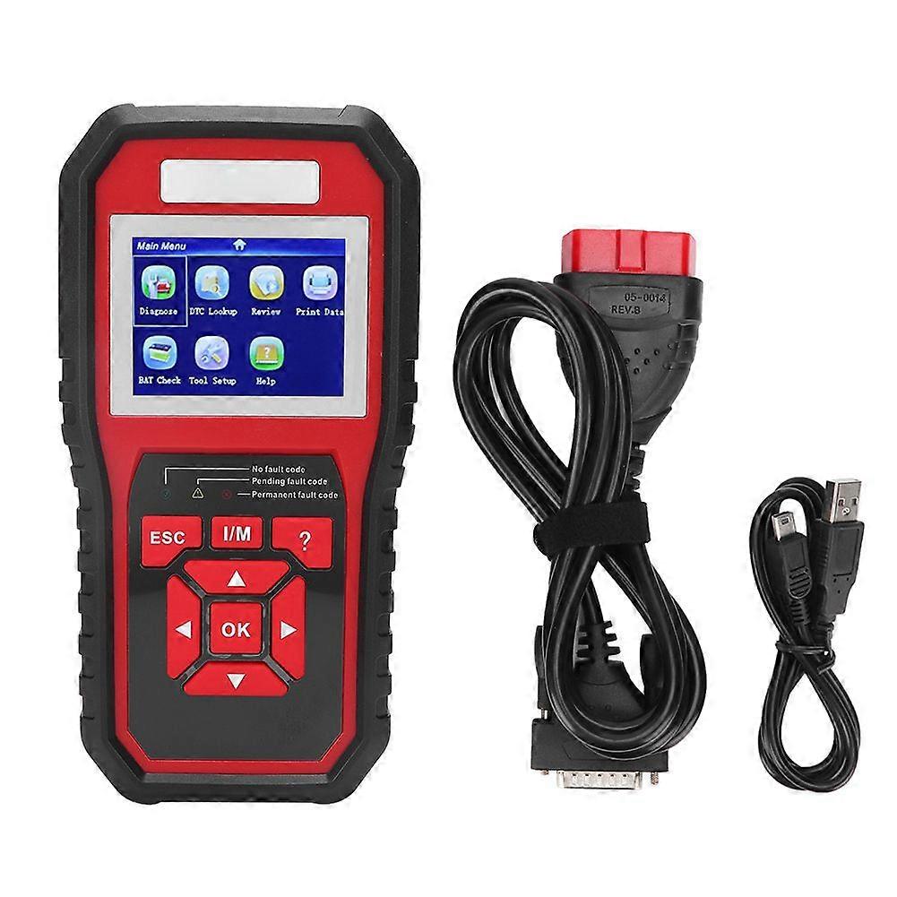 KW850 OBD2 EOBD Scanner Car Code Reader Tester Car Diagnostic Tool Instrument (Black   Red)
