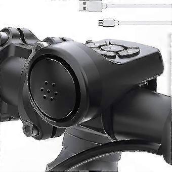 Powerful 140dB Bike Horn with 4 Sound Modes - Waterproof Electric Horn for Adult Bicycles