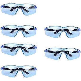 6Pcs Child and Adult Shooting Game Safety Glasses Clear Plastic Protective Glasses