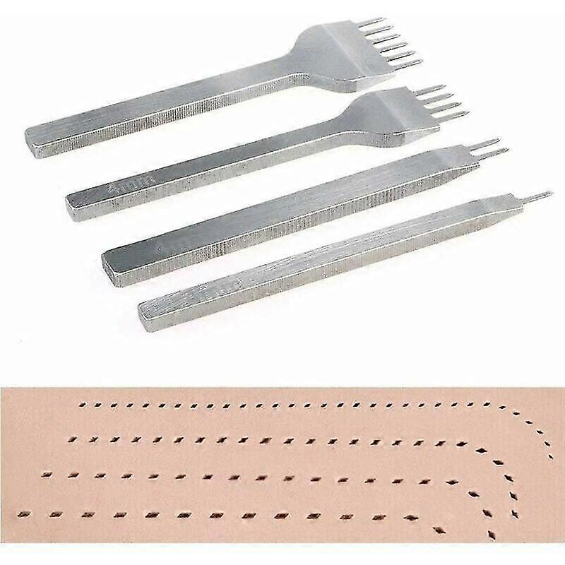 Multi-specification leather craft tools Leather punching tool (4mm set)