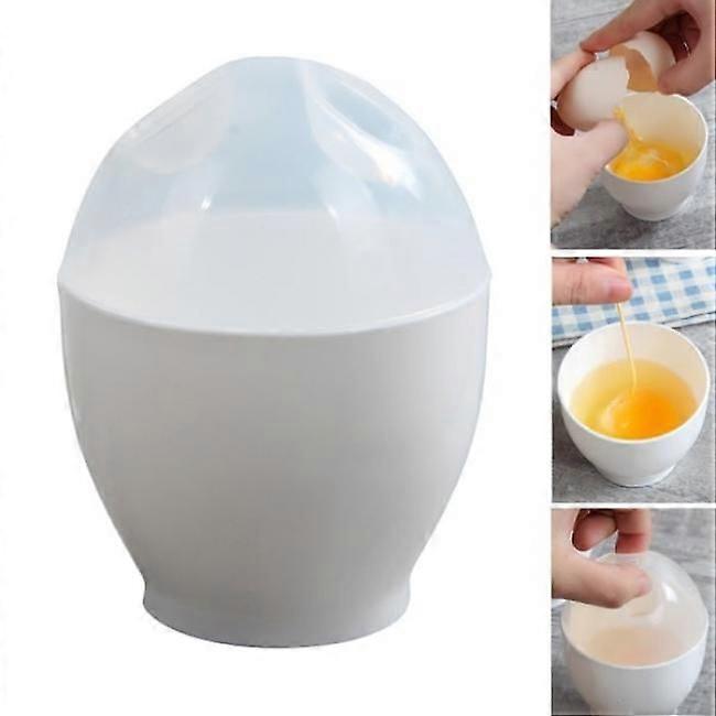 2 Pieces Microwave Egg Cooker Mini e Steam Egg Cup Steamed Tools
