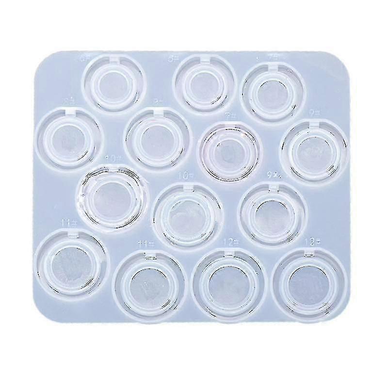 Decompression Ring Holder Mold Silicone Ring Molds Resin Casting Round Molds