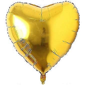 32 Inch Big Pink Red Heart Giant Balloon For Birthday Wedding Party Decoration(heart Gold)