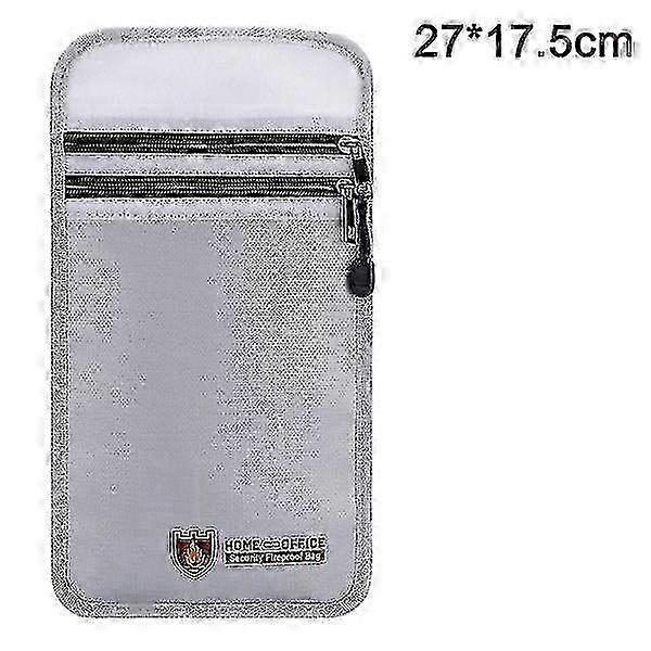Fireproof document bag, fireproof and waterproof money bag.