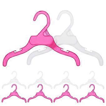 Pet Apparel Hanger Antiscivolo Appendiabiti per Bambole Vestiti Indumenti Per Bambini 10 Pz