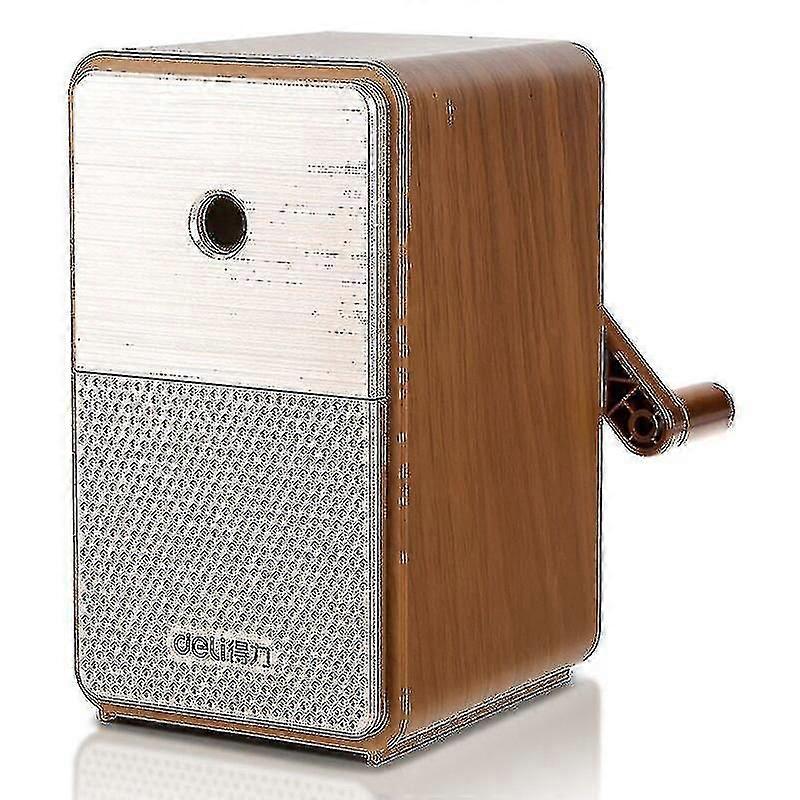 Pencil Sharpener Classic Model For Different Tip Sizes Long Lasting Bl(brown)