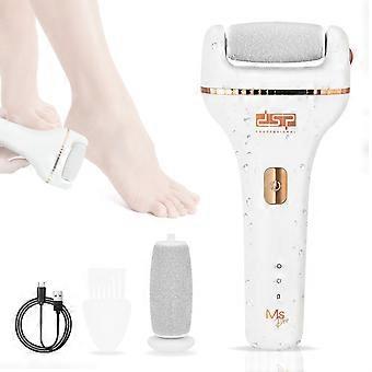 Removedor de Calos Elétrico para Pedicure, 10000 RPM, Recarregável, IPX6, Dupla Velocidade, LED, Esfoliador para Pés para Remoção de Pele Endurecida