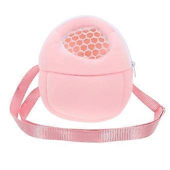 Hamster Shoulder Bag Velvet Lined Portable Carrier for Small Animal Use