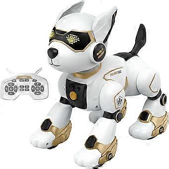Roboterhund-Spielzeug für Kinder, programmierbares interaktives RC-Haustier mit Sprachsteuerung &