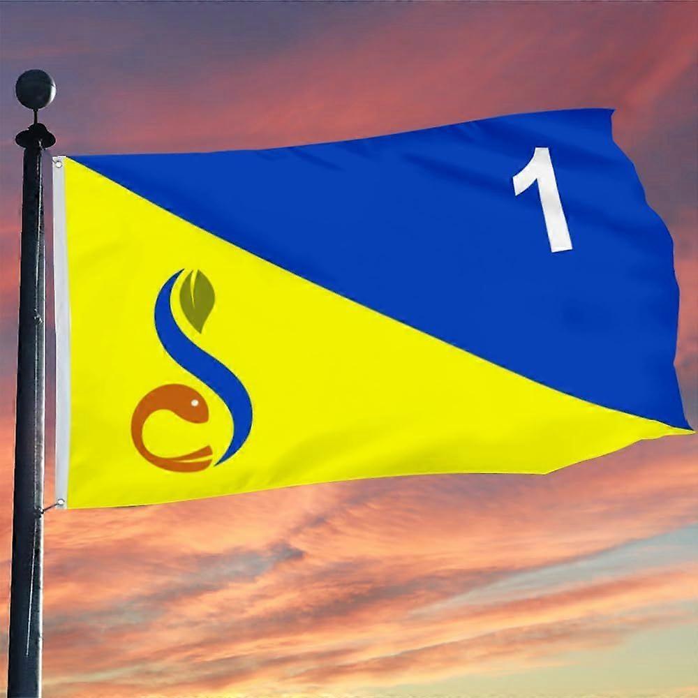 StreamSong Blå Golfklubbflagg YM0537