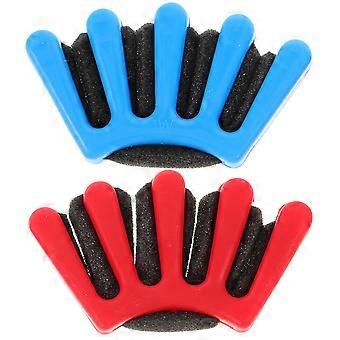 2 stuks vrouwen meisje creatief duurzaam gemakkelijk aan te brengen DIY Hair Braider Hairstyling Tool (blauw en rood)
