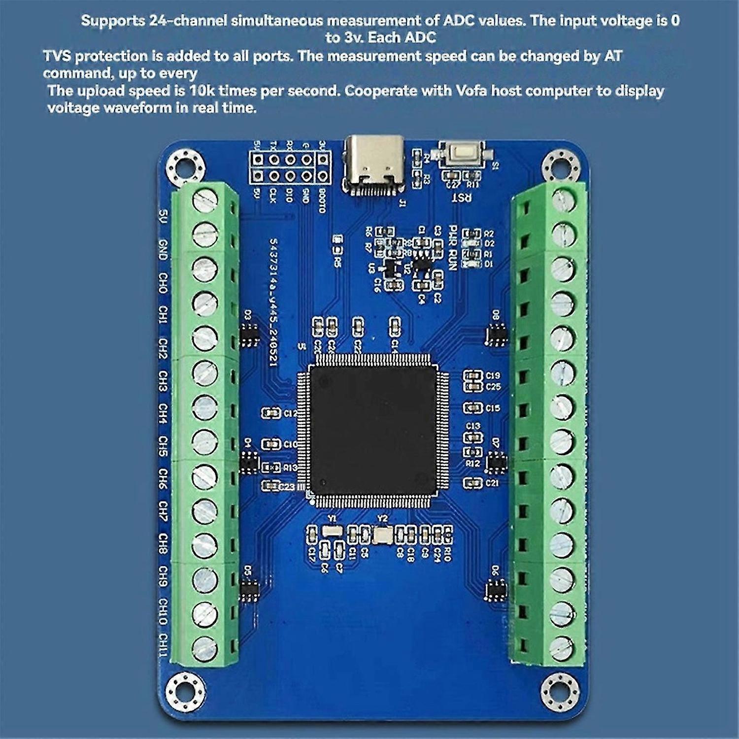 Sampling Module STM32F407ZET6 24-Channel