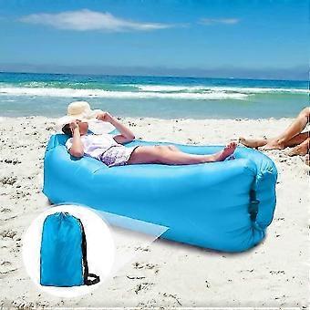 Fauteuil gonflable portable et étanche, idéal pour le camping, le parc, la plage, le jardin et les activités de plein air.