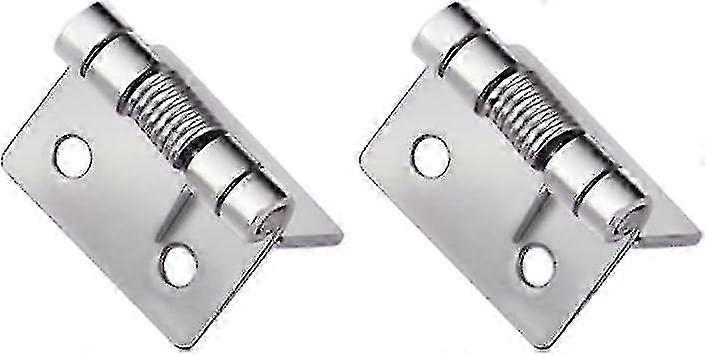Self-closing Automatic Spring Door Hinges Stainless Steel 2pcs
