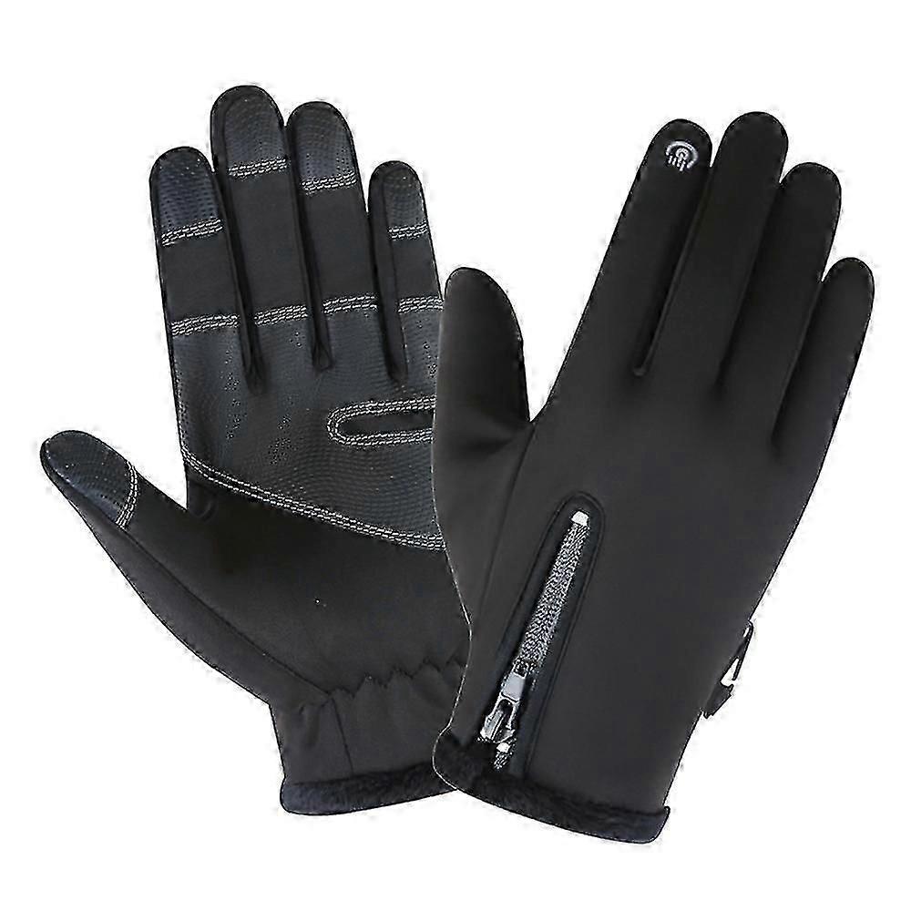 W Gloves Warm Windproof Fingers Touch Screen Gloves For Men Skiing
