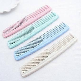 Wabjtam Hair Combs Set - Colorful Durable Plastic Combs - Coarse And Fine Tooth - For Combing, Hairstyling, Trimming, Cutting - Home And Hair Salons