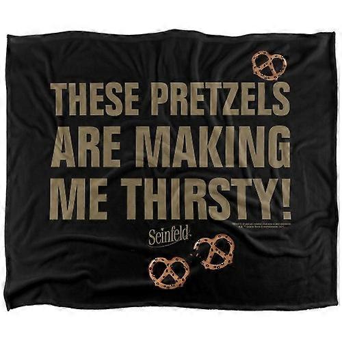 Seinfeld Pretzel Soft Touch Blanket